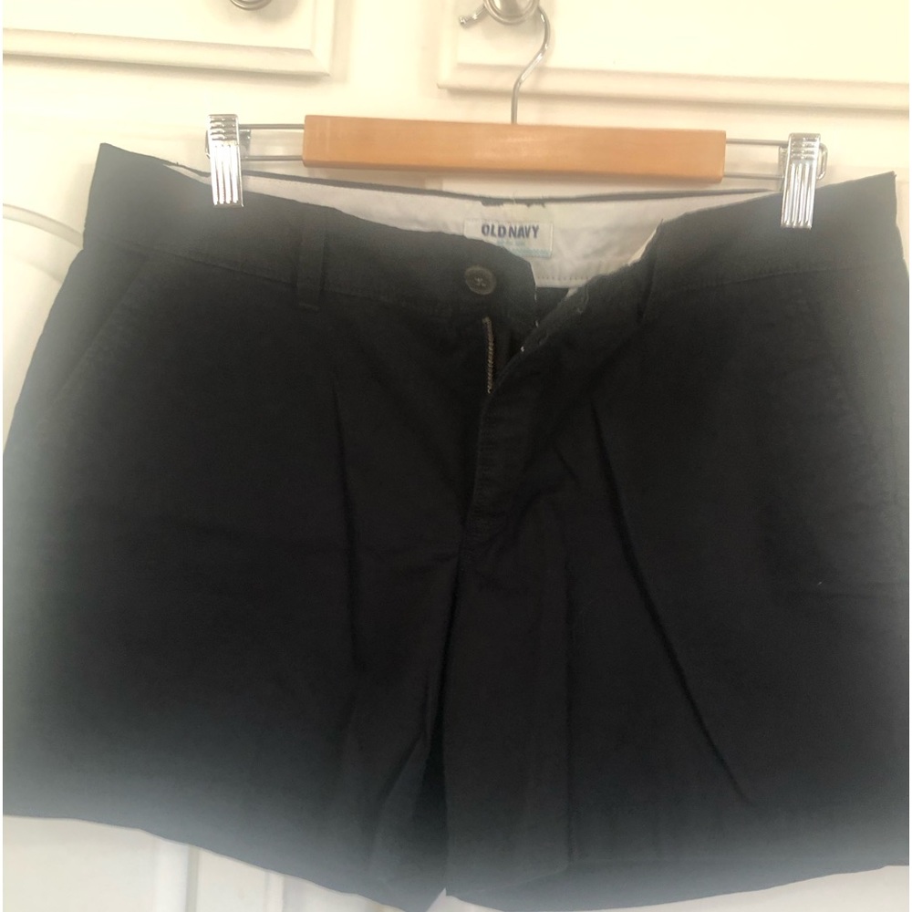 Old Navy black Khaki Shorts Womens Size 12